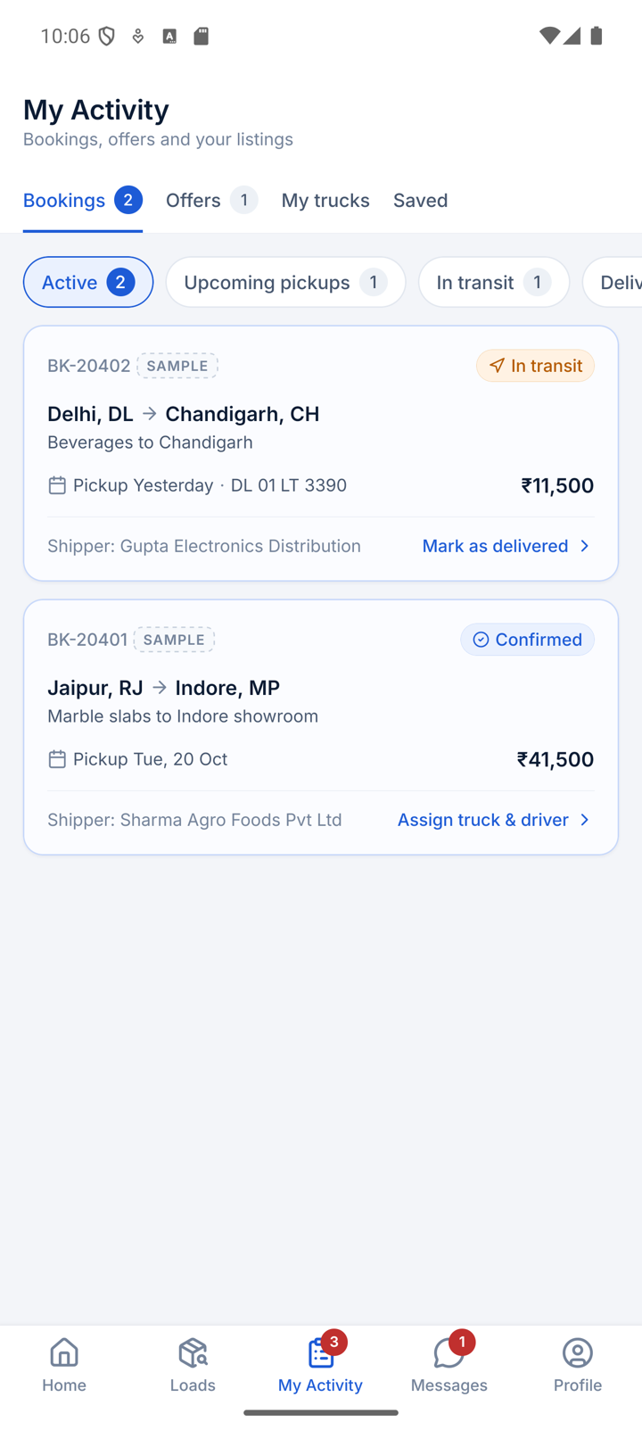 Bookings