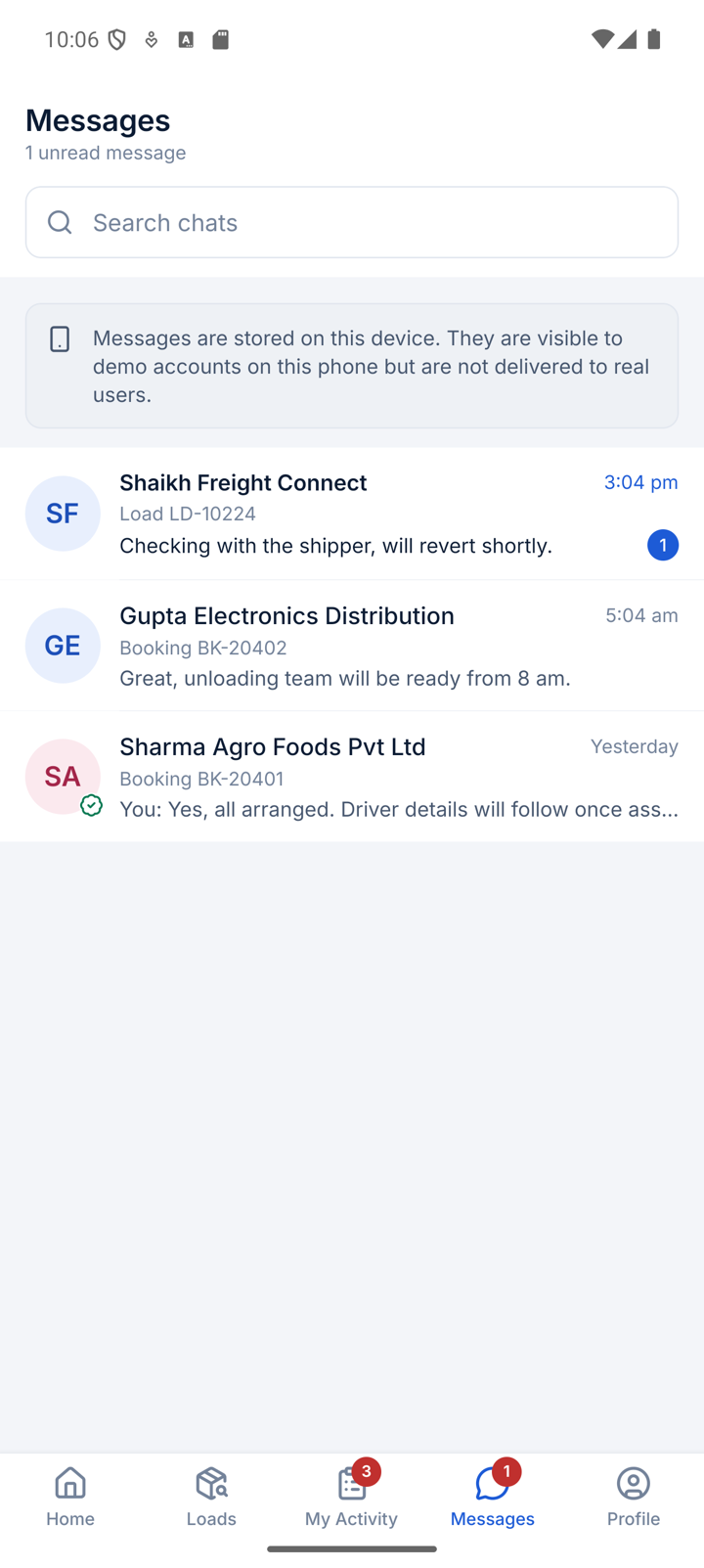 Messages