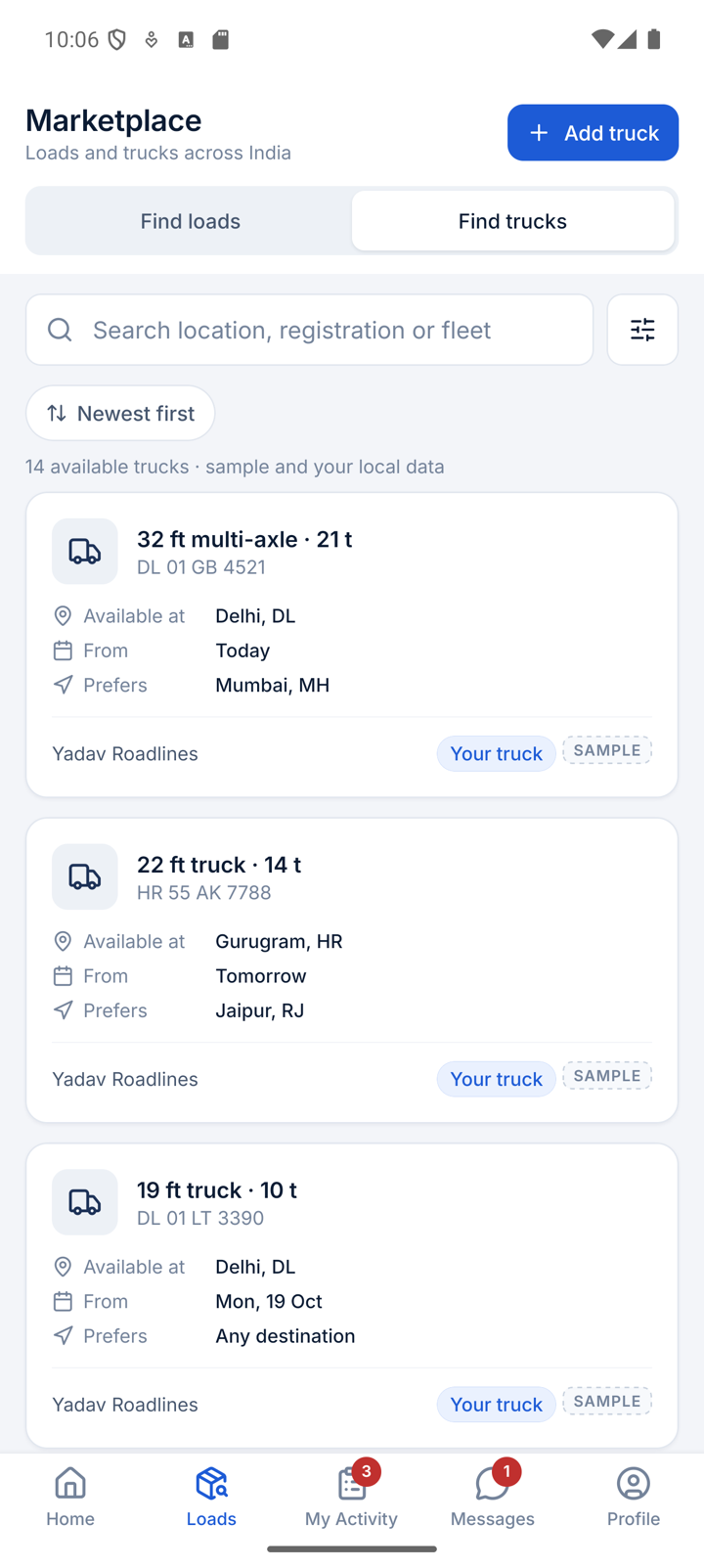Truck board